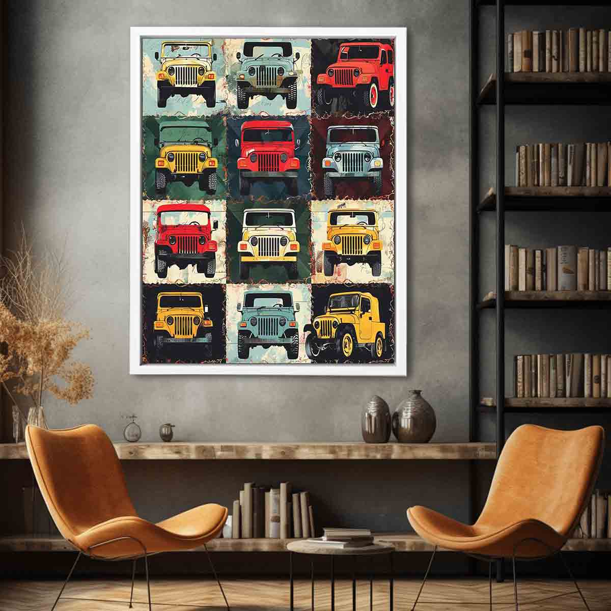 Vinatge Jeep Patchwork