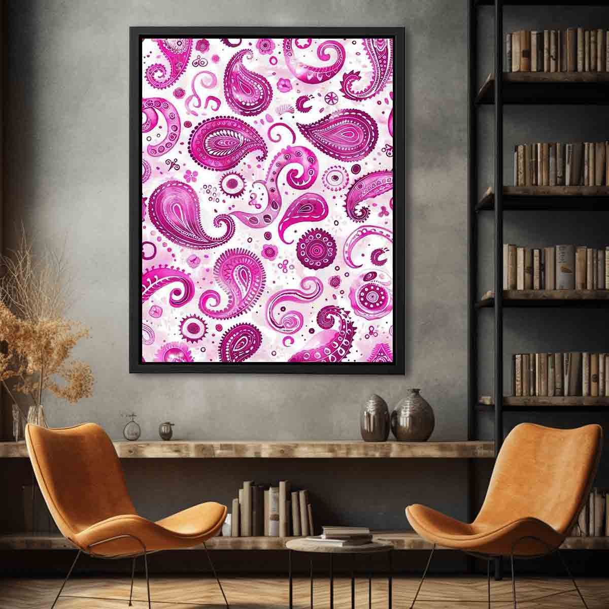 Pink Pattern Paisley