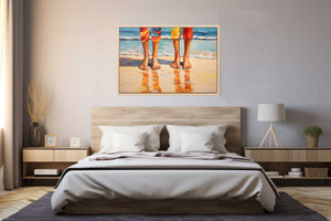 Step In Beach Art Print