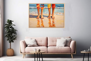 Step In Beach Art Print