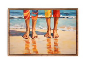 Step In Beach Art Painting