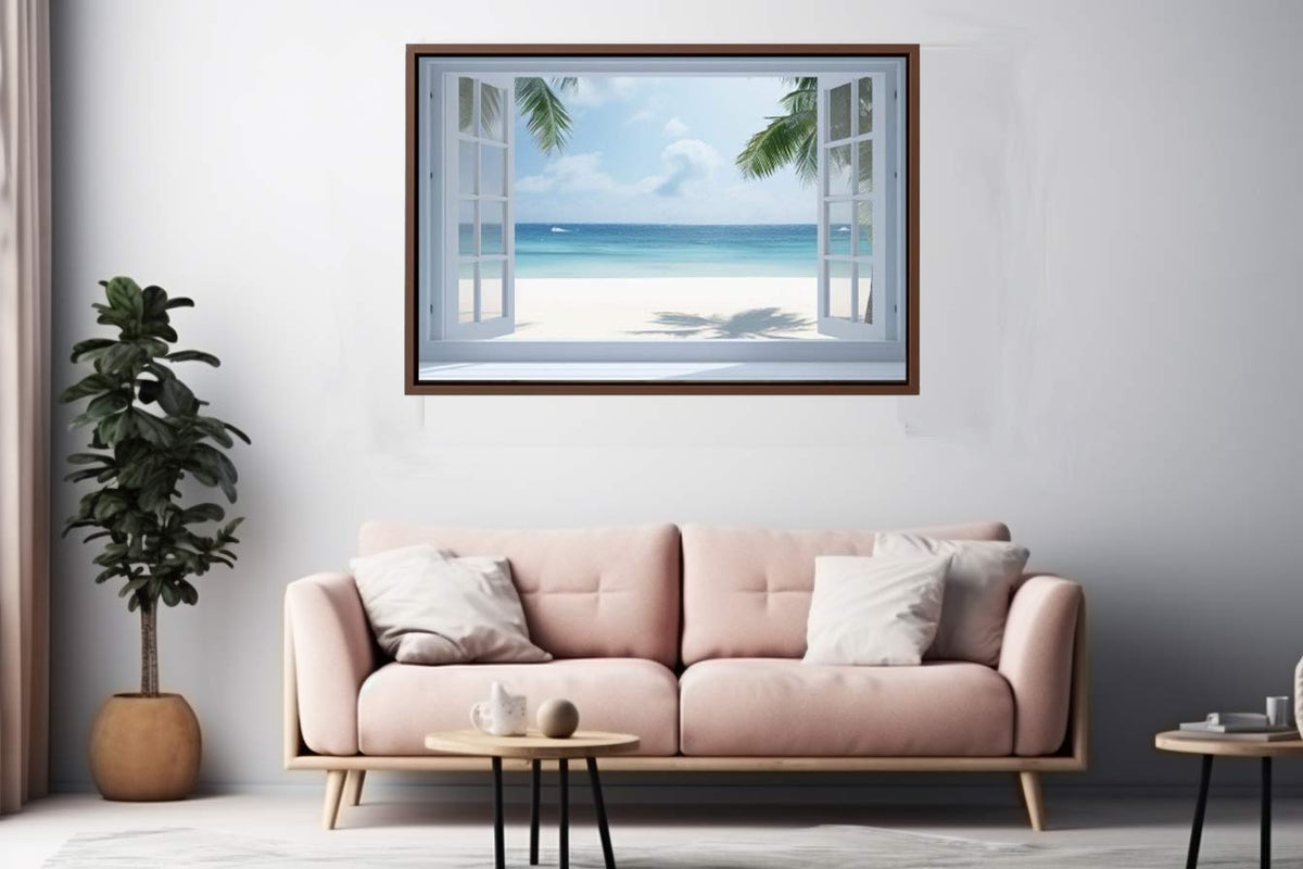 Beach Window Phuket Art Print