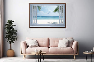 Beach Window Phuket Art Print