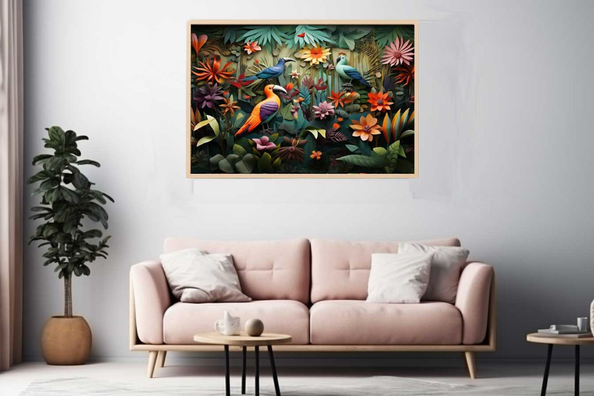 Birds Tropical Art Print