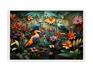 Birds Tropical Art Painting