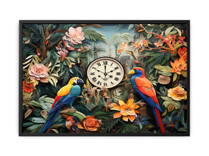Birds Tropical Art canvas Print