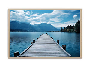 Calm Jetty Art framed Print
