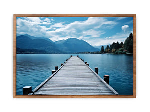Calm Jetty Art Painting
