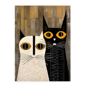 Abastract Cat Poster