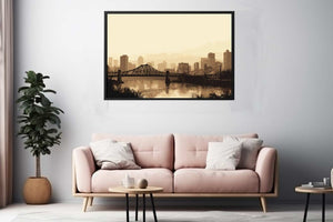 Brisbane Bridge Sepia