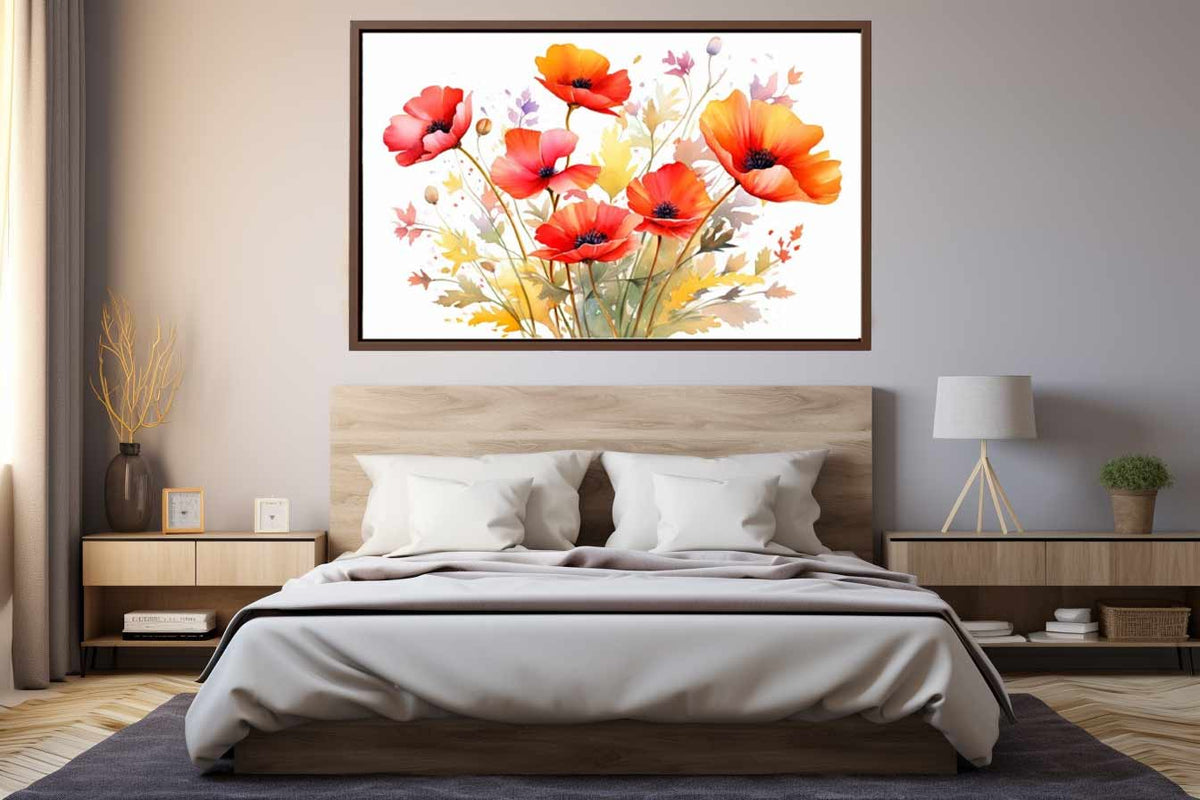 Watercolor Poppy