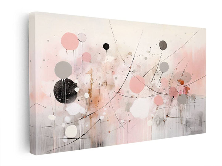 Pink Marble Painting  canvas Print