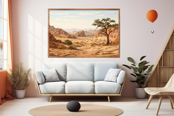 Desert Tree Painting Art Print