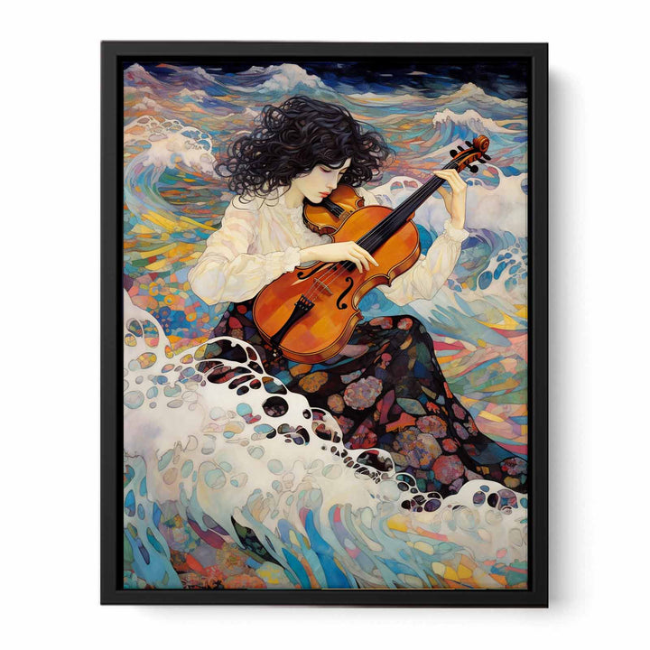 Music On Beach  canvas Print