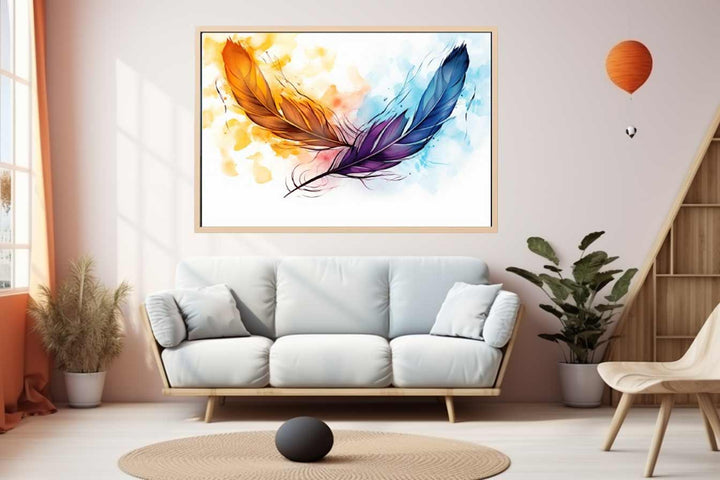 Blended Feathers Art Print