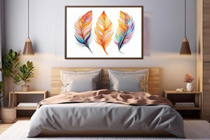 Rainbow Feathers