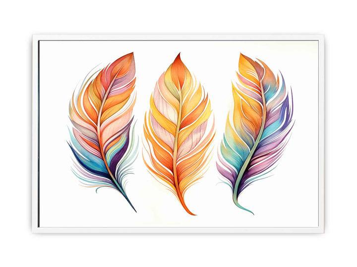 Rainbow Feathers  Painting