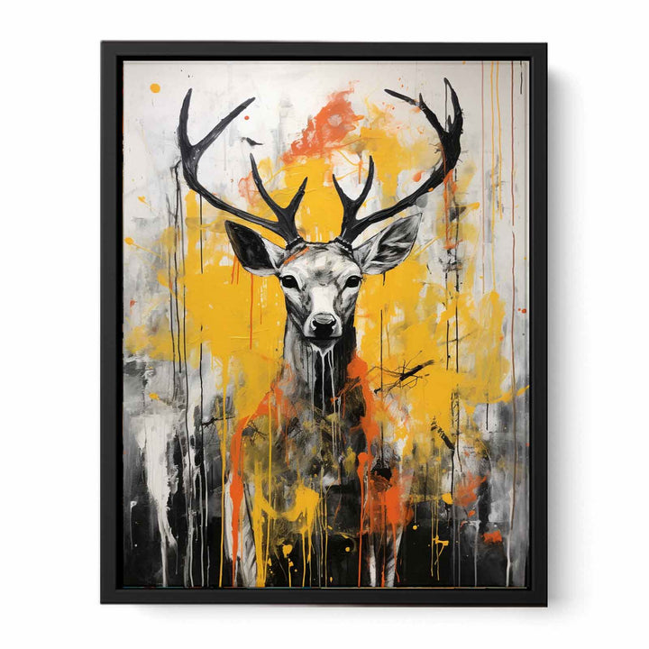 Abstract Stags  canvas Print