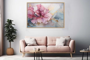 Flower Gold Art Print
