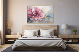 Flower Gold Art Print