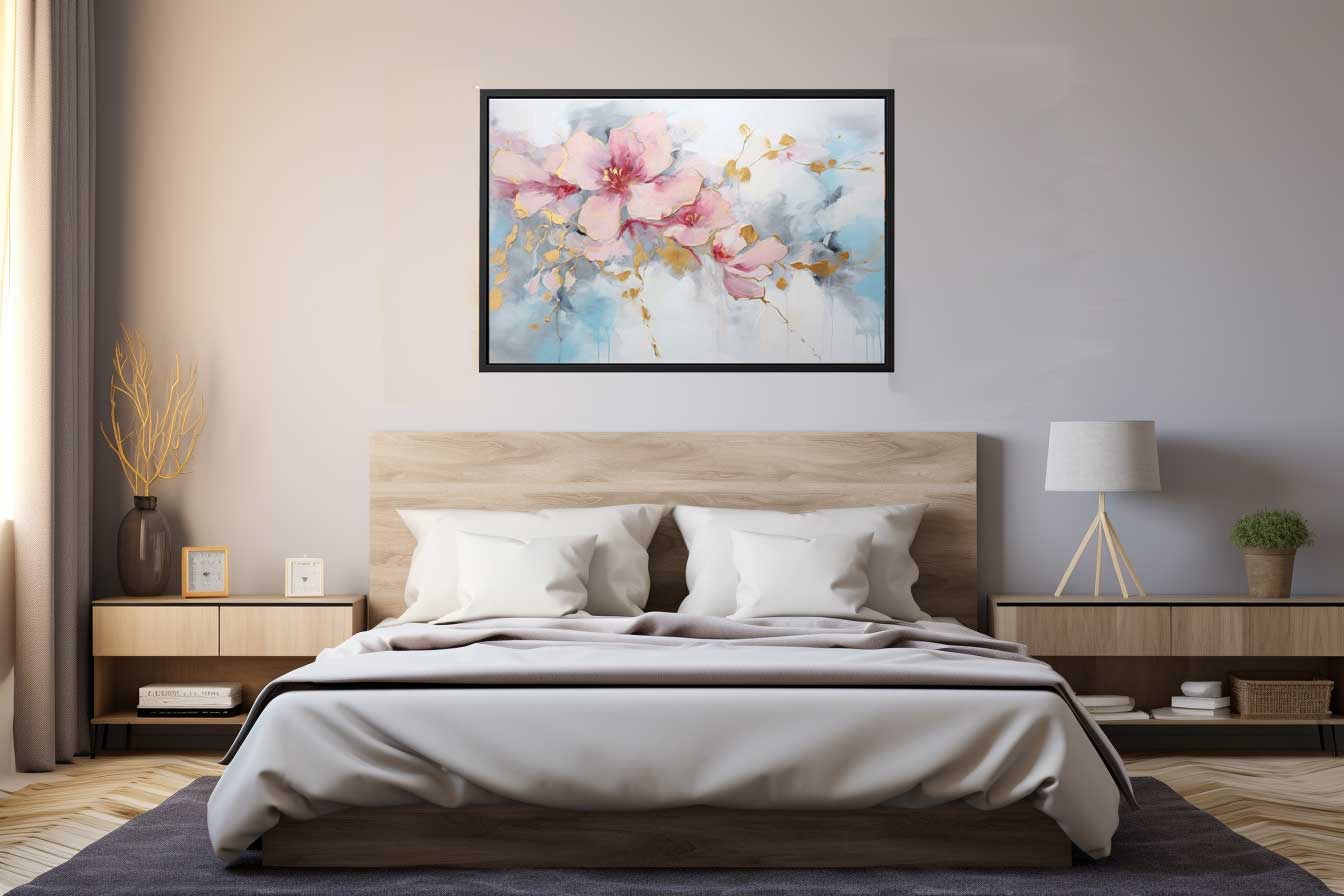 Flower Gold Art Print