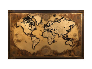 Antique Style World Map