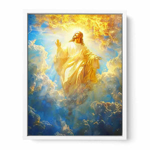 Heavenly Light religious inspirational fine art for bedroom decor.