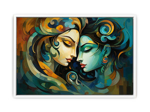 Raha Krishna Love Painting