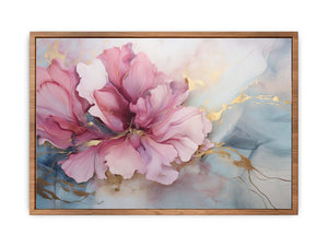 Flower Gold Art Painting