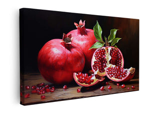 Pomegranate Painting canvas Print