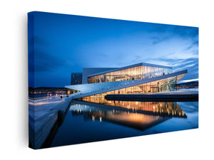 The Norwegian Opera House canvas Print
