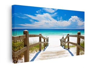 Florida Beach Path canvas Print