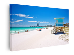 Florida Beach Art canvas Print