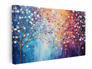Sparkle Tree Art canvas Print
