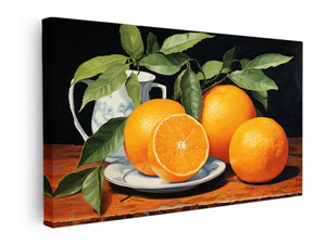 Orange Art canvas Print