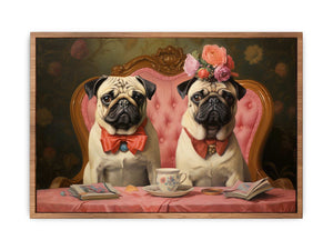 Painting Of Pugs Painting