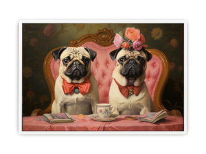 Painting Of Pugs Painting