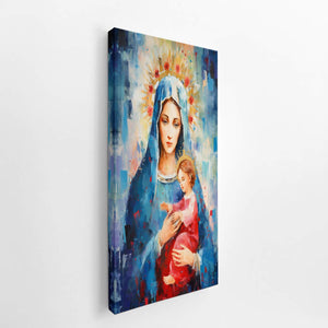 Virgin Mary Art canvas Print