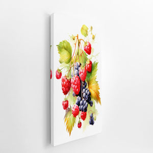 Berries Painting canvas Print