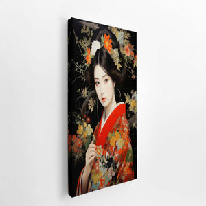 Japanese Beauty Art canvas Print