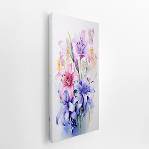 Watercolor Art Painting canvas Print
