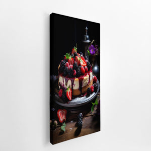 Cheesecake Poster canvas Print