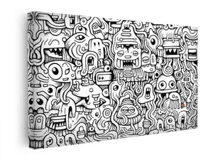 Doodle Art canvas Print