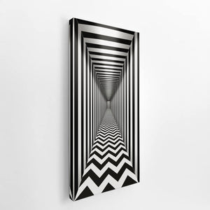 Modern Art Originals Illusion canvas Print
