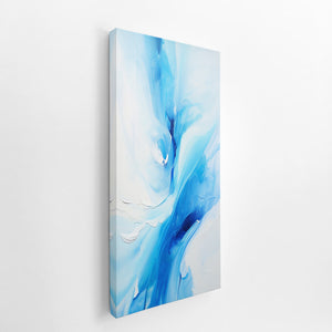 Blue Abstract Art canvas Print