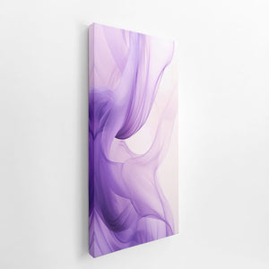 Abstract Art Purple canvas Print