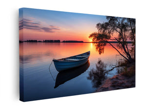 Calm At Sunset canvas Print