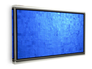 Blue Glass Wall Art canvas Print