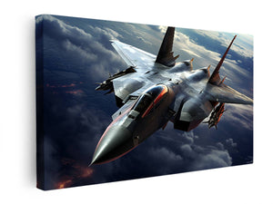 Fighter Plane Art canvas Print