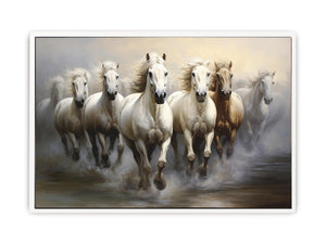 White Horses Painting